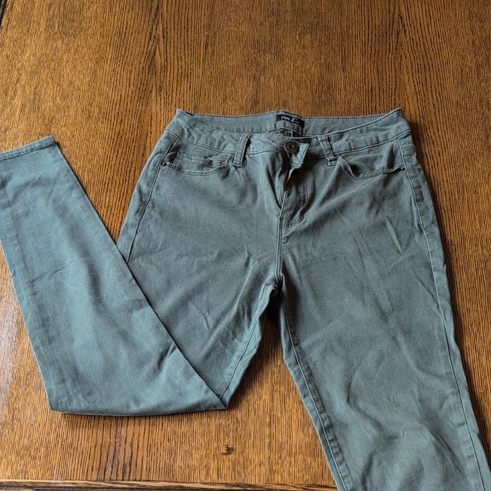 Rue21 Women's Green Skinny Jeans